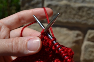 k2tog tbl - knitting 2 stitches together through the back loops